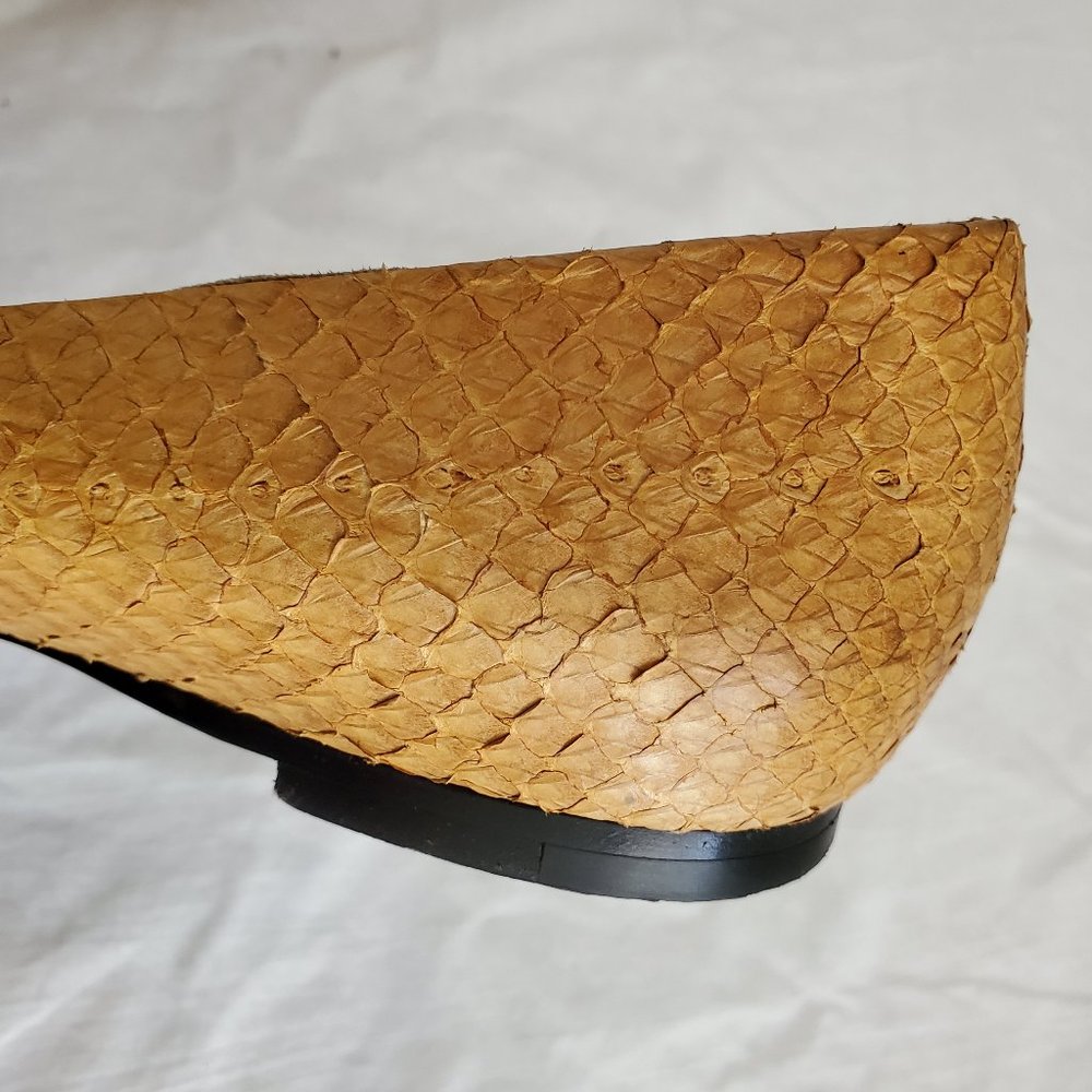 Authentic Bottega Veneta Snakeskin Flats - Picture 8 of 9